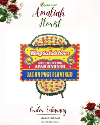 Bunga Papan Congratulation di Karangpapak